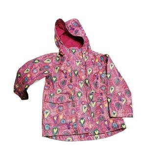 Kids Spring Printed Raincoat Rain Jacket